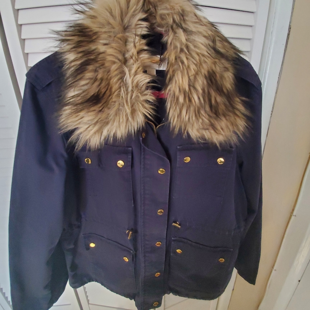 Michael kors Utility Jacket with faux fur collar
